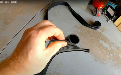 garage door bottom seal installation