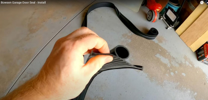 garage door bottom seal installation