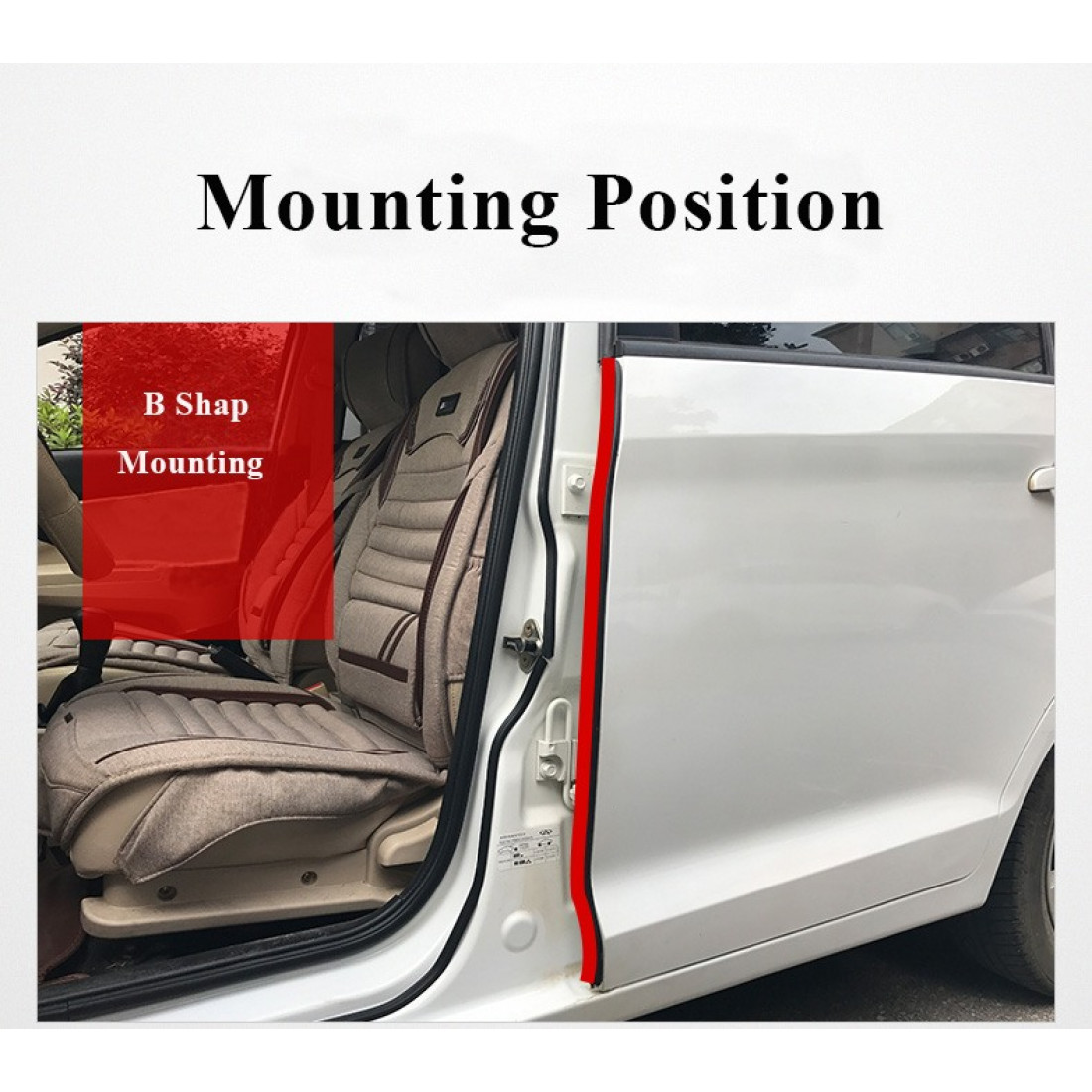 EPDM Waterproof and Antiaging Car Door Rubber Seals