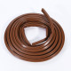 BOWSEN Self adhesive door sealing strip anti collision sound insulation wind break door bottom wind proof adhesive strip brown 20FT BOWSEN Self adhesive door sealing strip anti collision sound insulation wind break door bottom wind proof adhesive strip brown 20FT