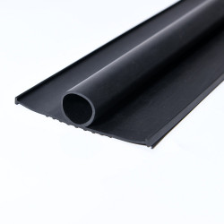 BOWSEN garage door bottome seal Weatherproof Weatherstrip Rubber Replacement Black