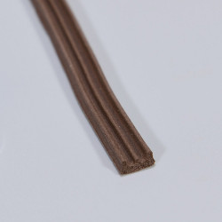 DSGL E-SHAPE self-adhesive gasket EPDM seal strip foam rubber FOR WINDOW/ DOOR/ CAR, BROWN (20FT)