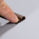 DSGL D-Shape Universal Rubber Seal Trim-PVC Material with Sensitive Adhesive for for Window/ Door/ Car, Brown (20ft) DSGL D-Shape Universal Rubber Seal Trim-PVC Material with Sensitive Adhesive for for Window/ Door/ Car, Brown (20ft)