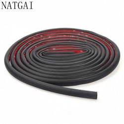 NATGAI B-shape Car Door Rubber Seals Strip for Door Window 6Meters / 20FT